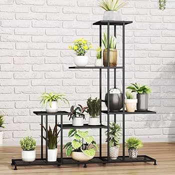 Amazon.com : Heavy Duty Metal Plant Stand, 5 Tiers